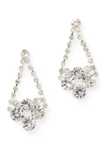 Crystal Crystal Swing Drop Earrings