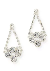 Crystal Crystal Swing Drop Earrings