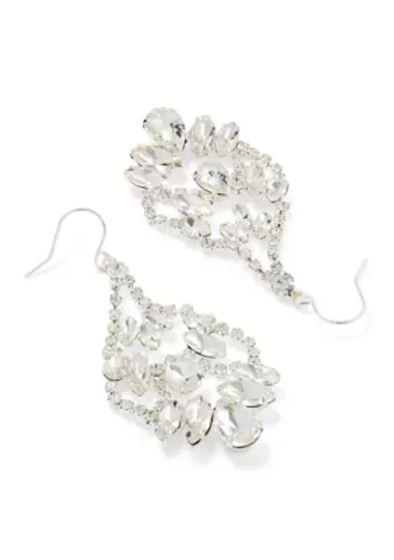 Gala Sparkle Chandelier Earrings