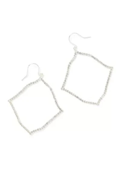 Crystal Diamond Hoop Earrings