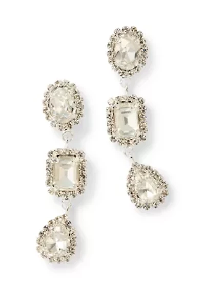 Geo Drop Earrings