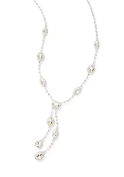 Crystal Double Y-Necklace