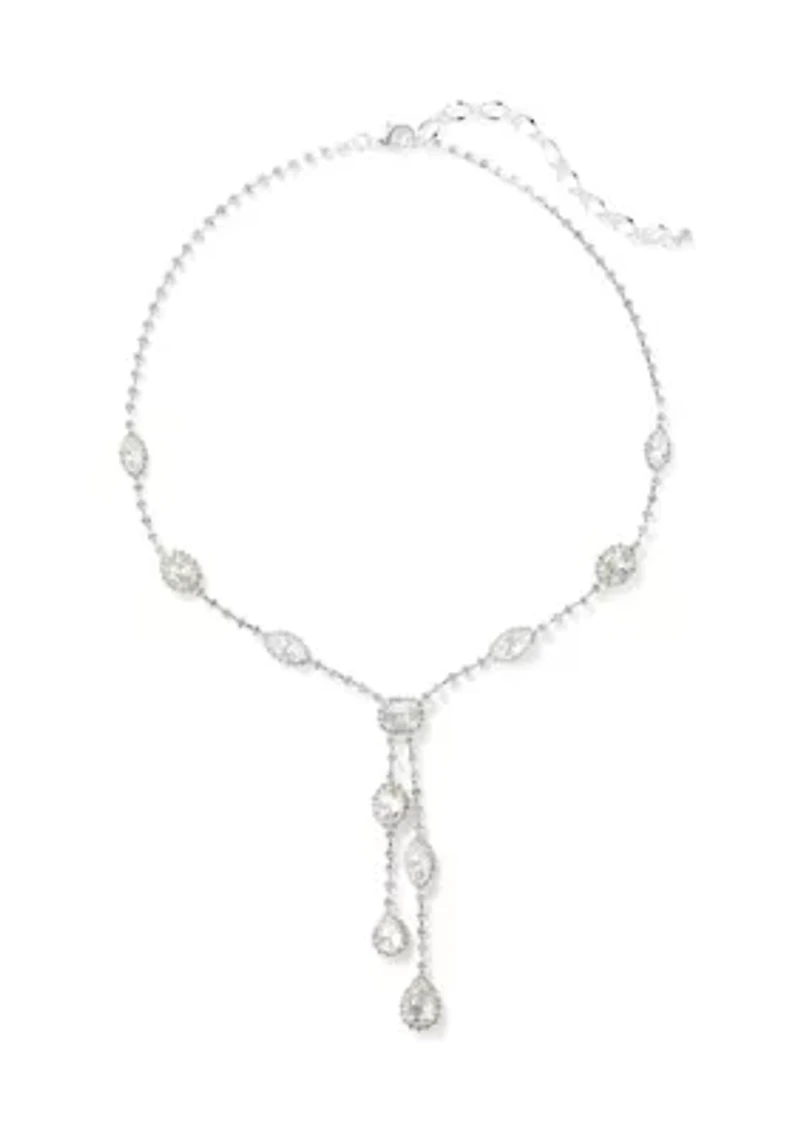 Crystal Double Y-Necklace