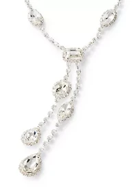 Crystal Double Y-Necklace