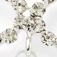Clover Crystal Quatrefoil Drop Earrings