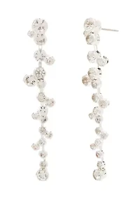 Linear Confetti Drop Earrings 