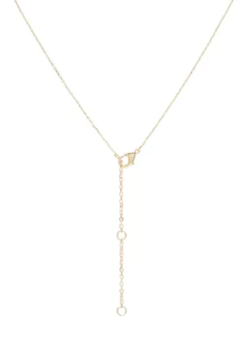 Gold Tone Green Emerald Stone Halo Pendant Necklace