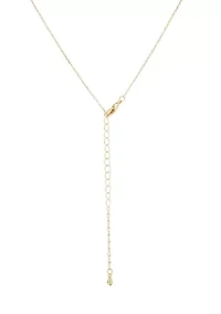 Gold Tone Cubic Zirconia Pear Halo Necklace and Earrings Set