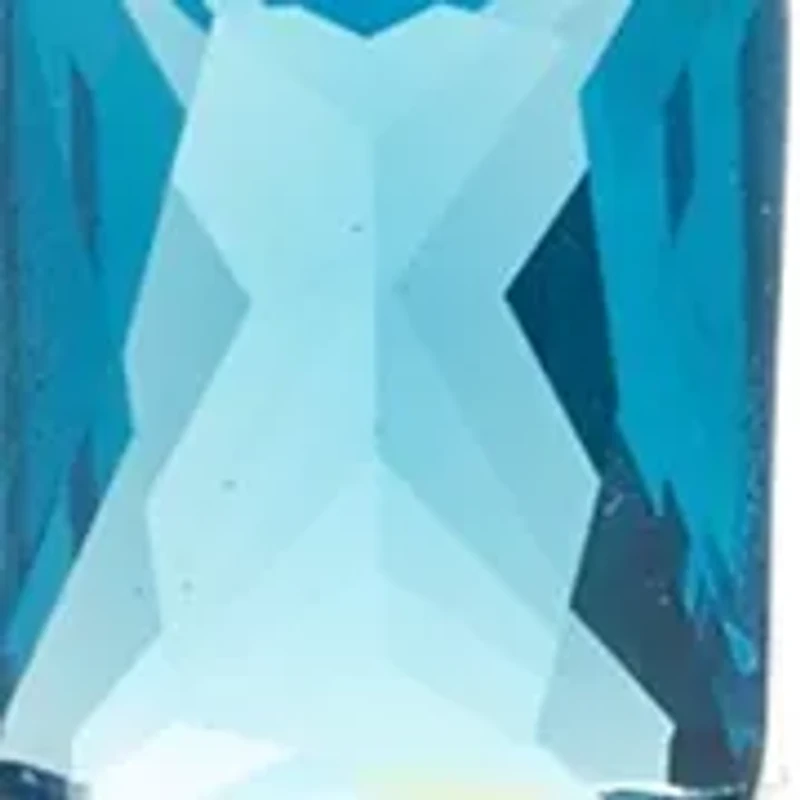 Silver Tone Emerald Stone Drop Pendant Necklace