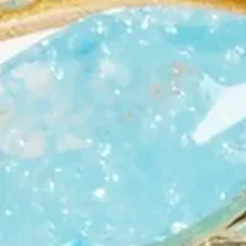 Gold Tone Opaque Marquise Multi Pavé Band Ring