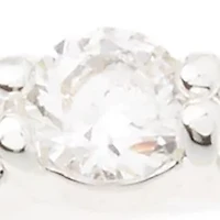 Round Cubic Zirconia Band Ring Set