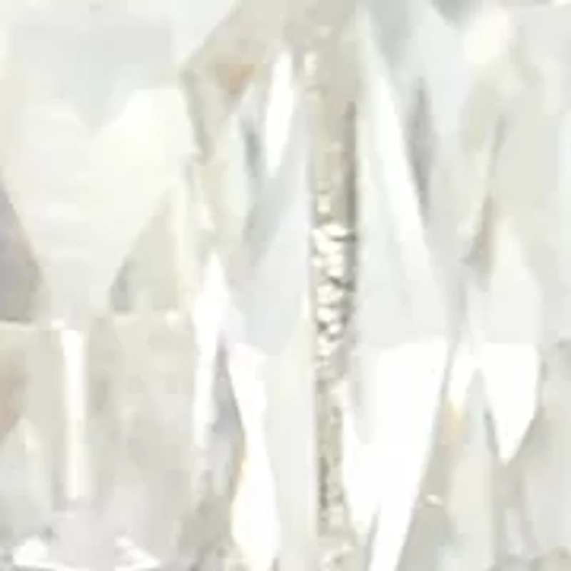 Silver Tone Cubic Zirconia Baguette Band Ring