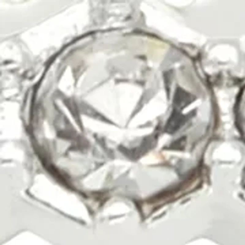 Silver Tone Cubic Zirconia Bezel Band Ring Set