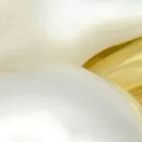Gold Tone Mother of Pearl Flower Ring