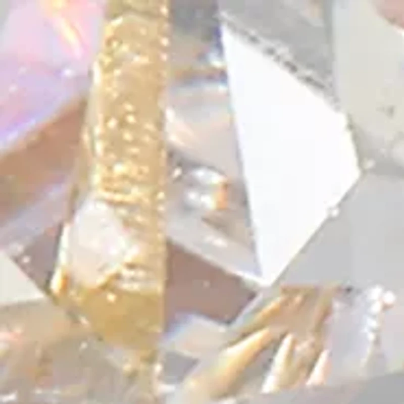 Gold Tone Princess Cut Cubic Zirconia Ring and Oval Band Set