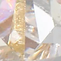 Gold Tone Princess Cut Cubic Zirconia Ring and Oval Band Set