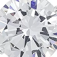 Lab Created Silver Tone CZ 5 Pack Stud Earring Set