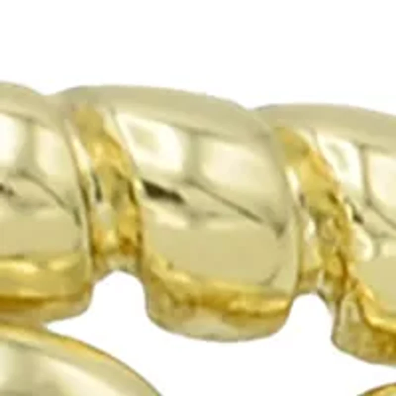 Gold Tone Open Link and Rope Band