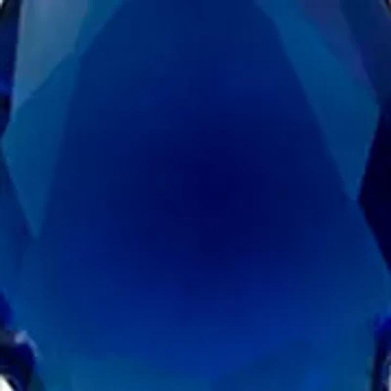 Lab Grown Silver Tone Montana Blue Pear and Clear Cubic Zirconia Pendant and Earring Set