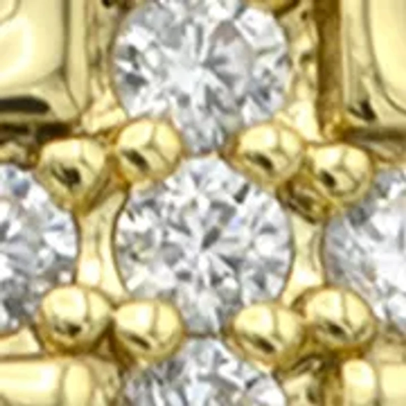 Lab Created Double CZ Cross Open Wrap Ring