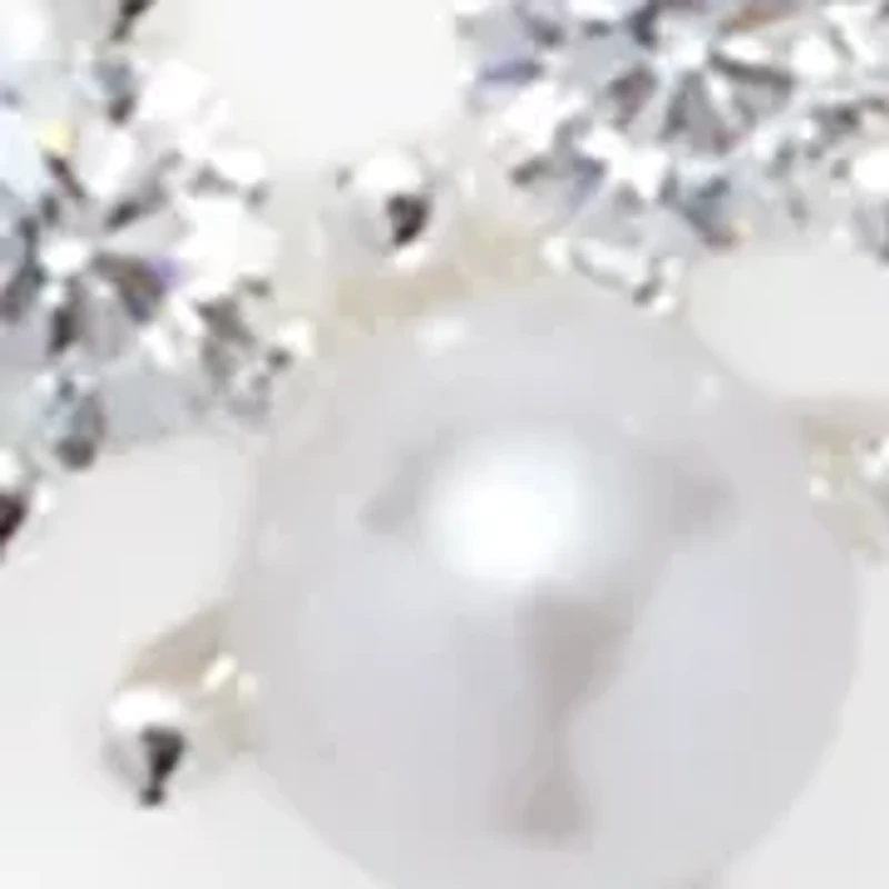 Cubic Zirconia Heart Earrings