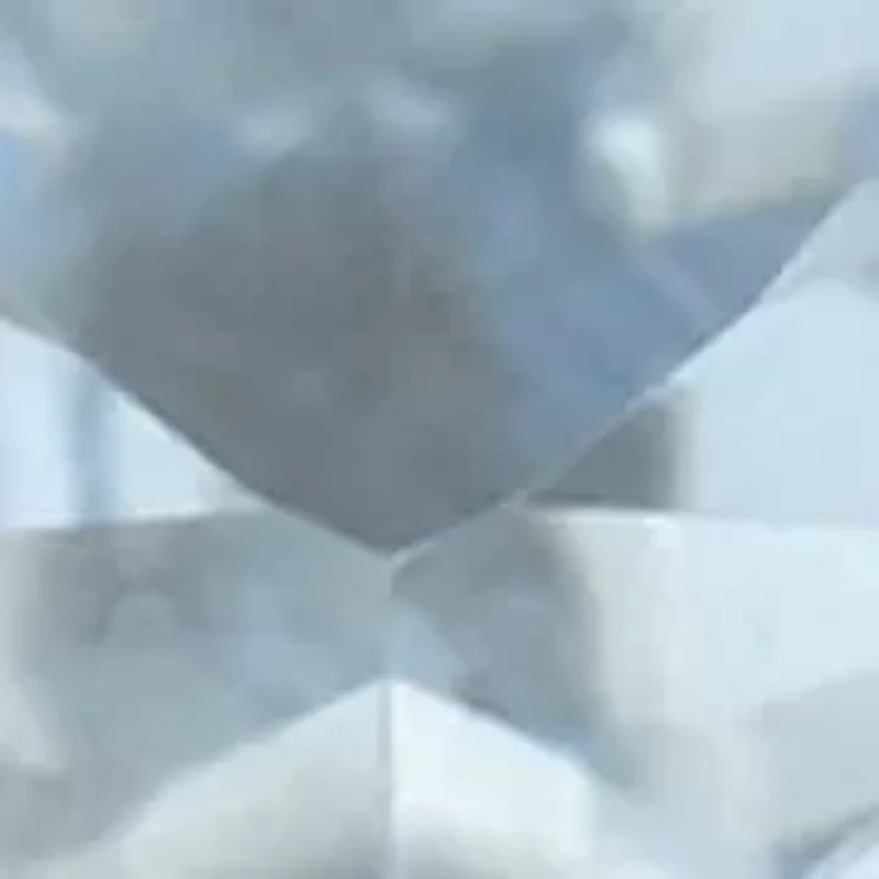 Lab Grown Silver Tone Heart Shaped Sapphire Crystal with Cubic Zirconia Baguette Ring