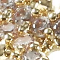 Lab Grown Pave Cubic Zirconia Open Butterfly Ring