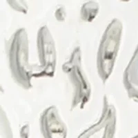 Lab Grown Silver Tone Cubic Zirconia Open Tree Circular Pendant Necklace