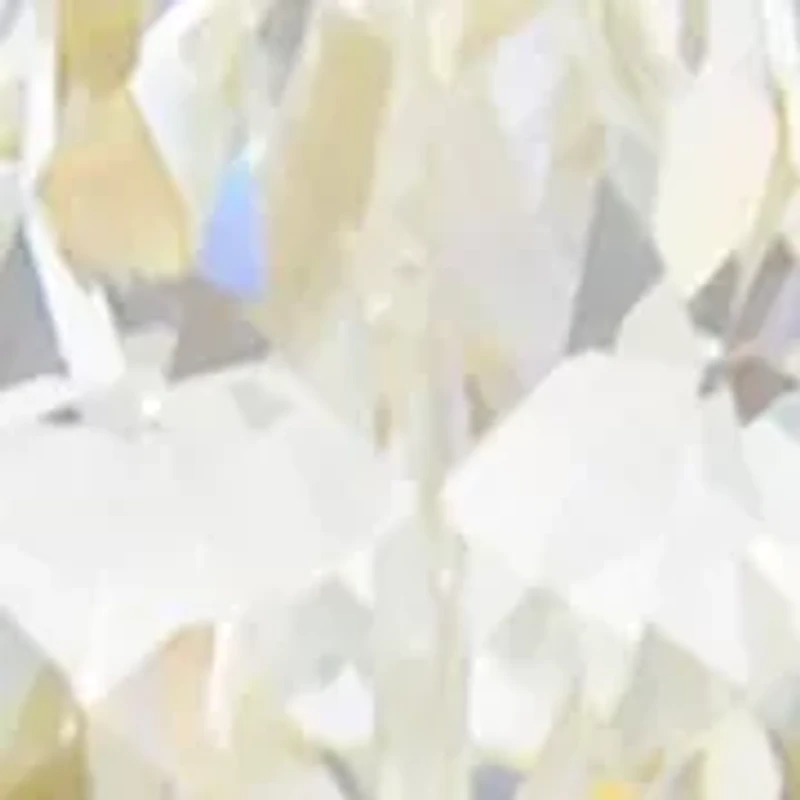 Lab Grown Gold Tone Mother of Pearl Butterfly with Clear Cubic Zirconia Ring