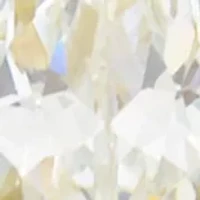 Lab Grown Gold Tone Mother of Pearl Butterfly with Clear Cubic Zirconia Ring