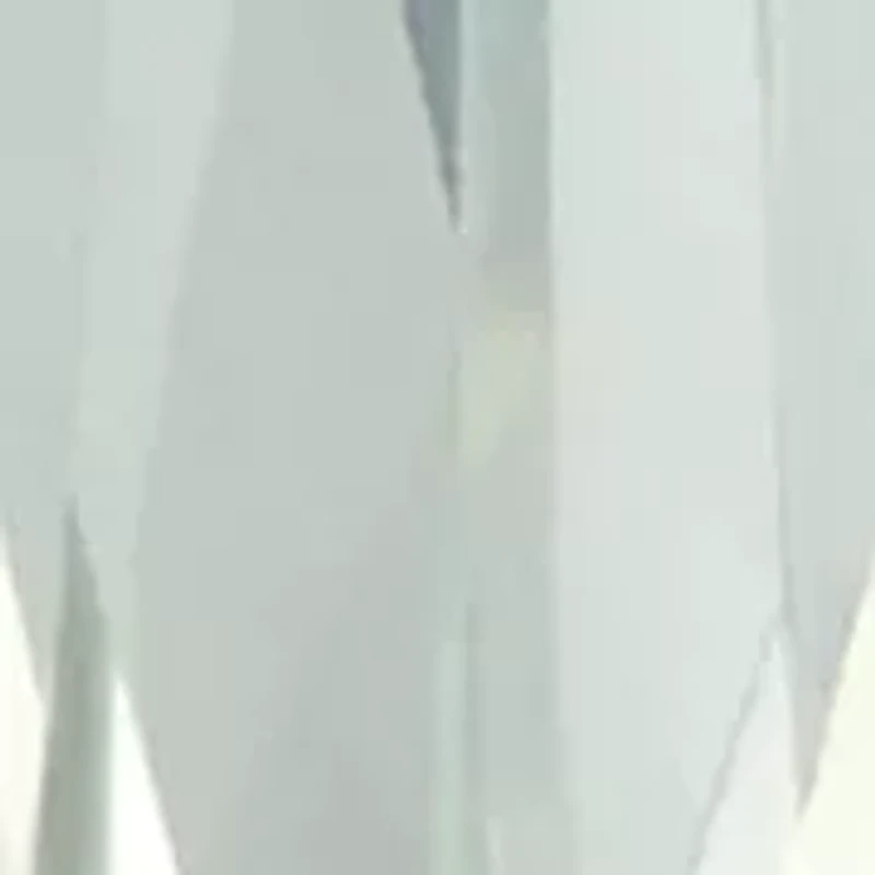 Lab Grown Silver Tone Violet Crystal and Clear Cubic Zirconia Teardrop Pendant