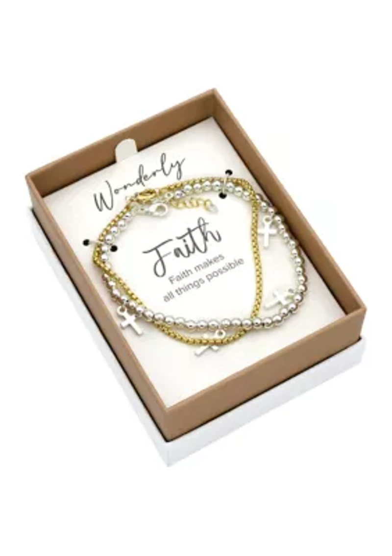 Two Tone Bracelet Duo 