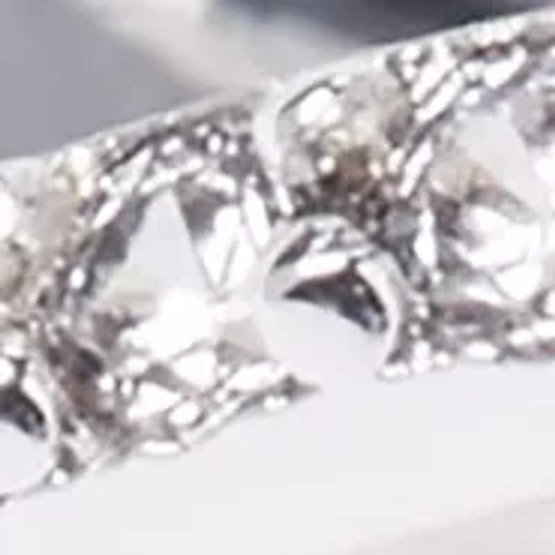 Marquise Stone Pavé Band Ring Set