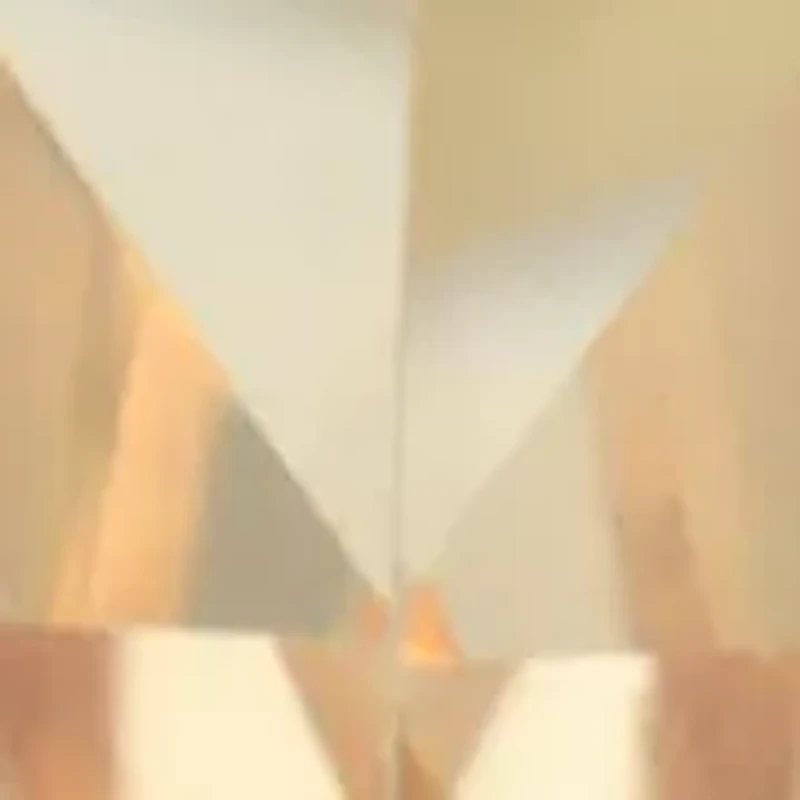 Lab Grown Gold Tone Jonquil Elongated Cushion Crystal with Cubic Zirconia Baguette Ring