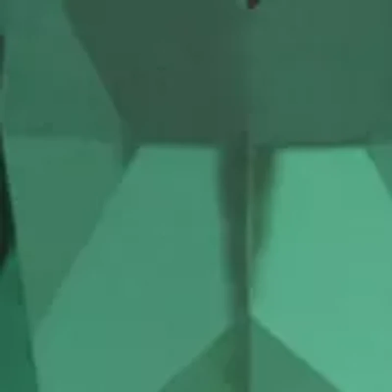 Lab Grown Emerald Crystal Ring with Round Cubic Zirconia Halo and Band