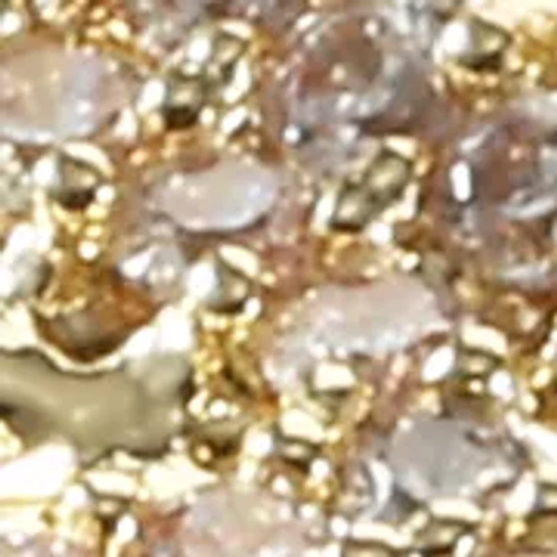 Lab Grown Pave Cubic Zirconia Open Butterfly Ring