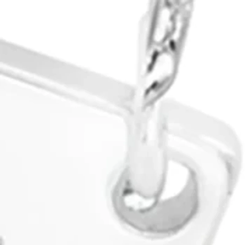 Silver Heart and Love Pendant Necklace