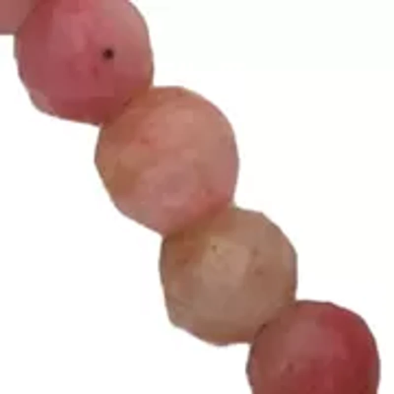 Gold Tone Rose Quartz Love Duo Necklace Set