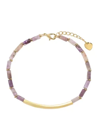 Lab Created  Semi Precious Beaded Bracelet