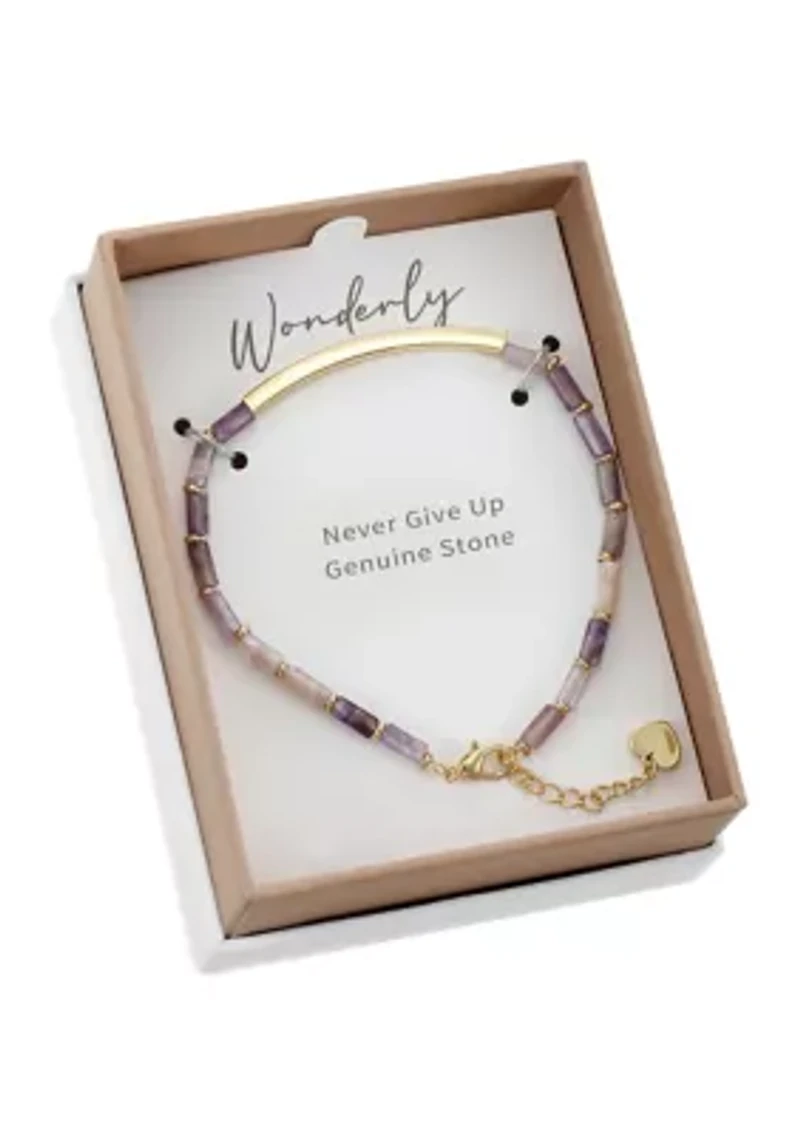 Lab Created  Semi Precious Beaded Bracelet