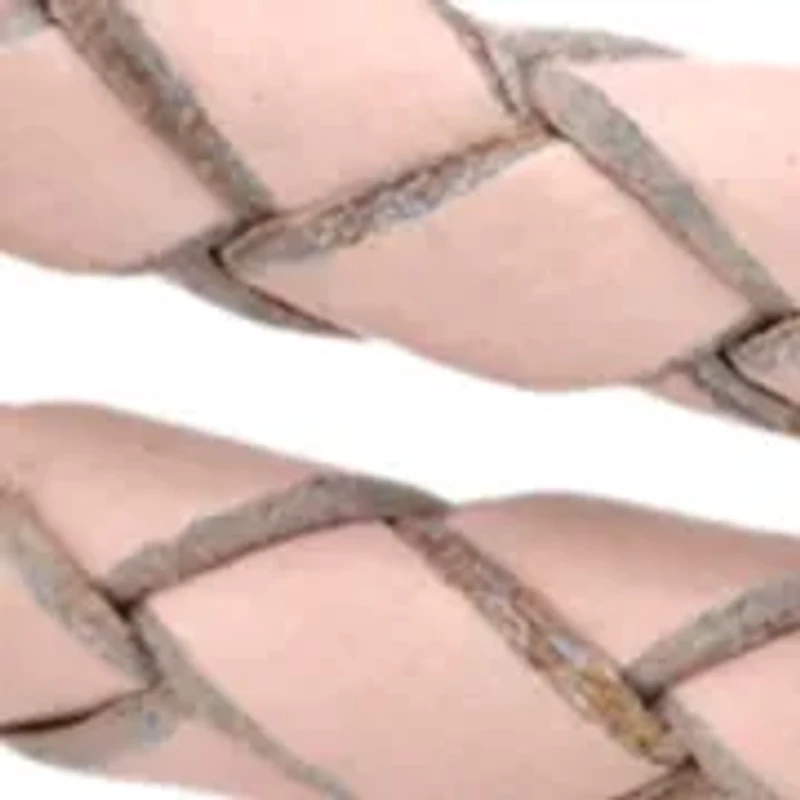 Leather Wrap Bracelet with Faith and Cubic Zirconia Cross Charms