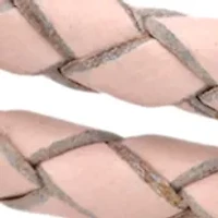 Leather Wrap Bracelet with Faith and Cubic Zirconia Cross Charms