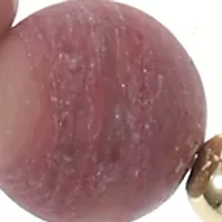 Lab Grown Pink Tonal Wooden Bead Bracelet