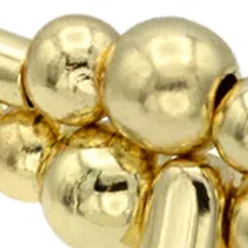 Beaded Gold Tone Wrap Bracelet with LOVE Lettering