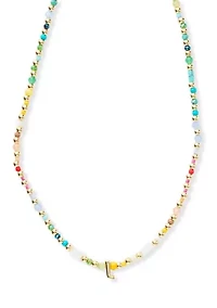 Beaded Initial Stretch Bracelet 