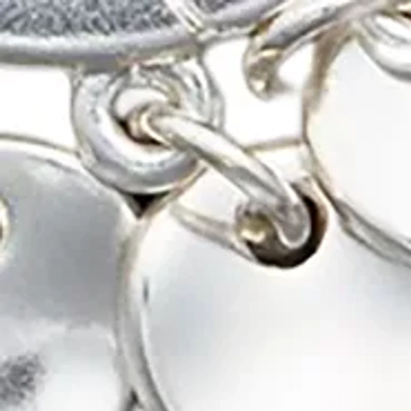 Movement Disc Charm Hoop Earrings