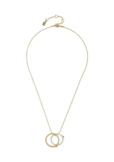 Continuous Snake Pendant Necklace