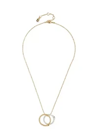 Continuous Snake Pendant Necklace