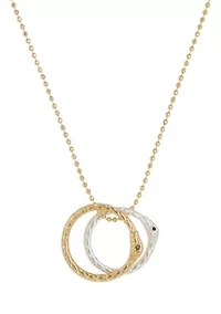 Continuous Snake Pendant Necklace