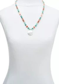 Beaded Pendant Necklace